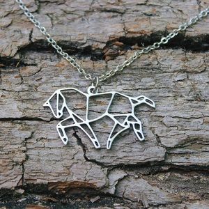 Geo Horse Necklace